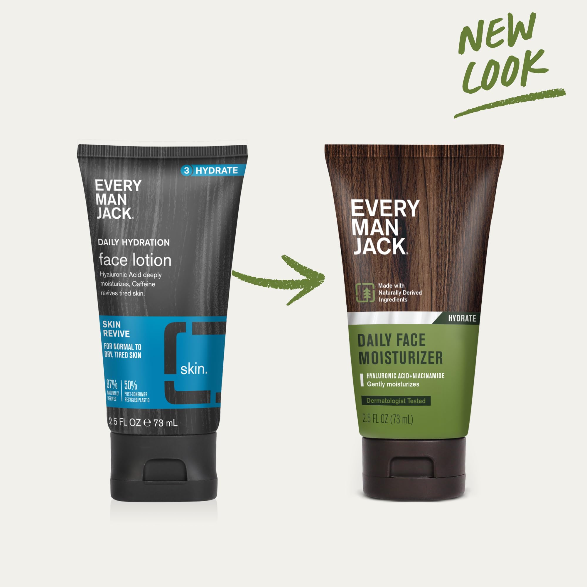 Every Man Jack Daily Face Lotion 2-pack on display highlights value for busy mornings