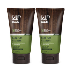 Every Man Jack Hydrating Face Wash bottle showing moisture-friendly formula.