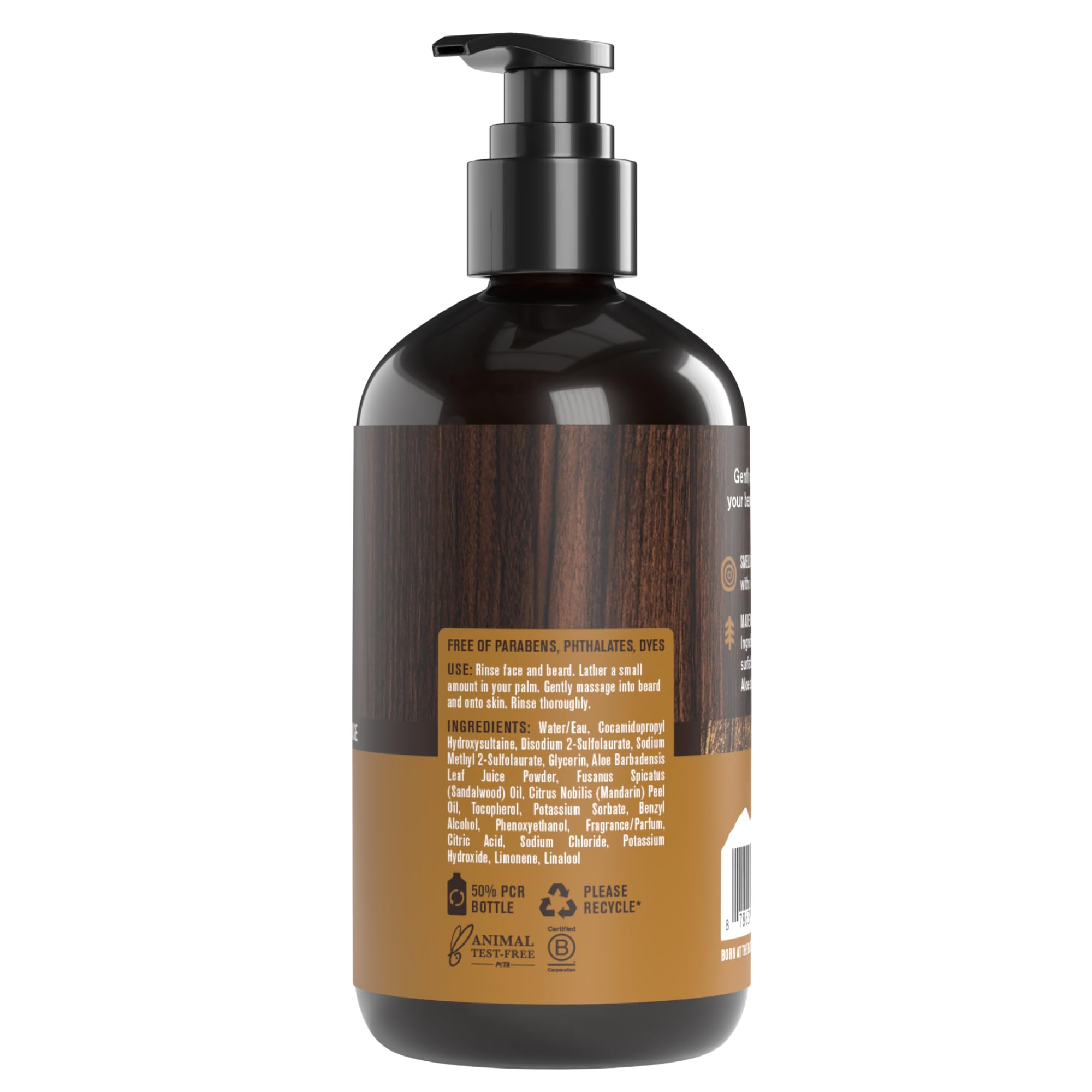 Every Man Jack beard care routine setup featuring wash, oil, and balm