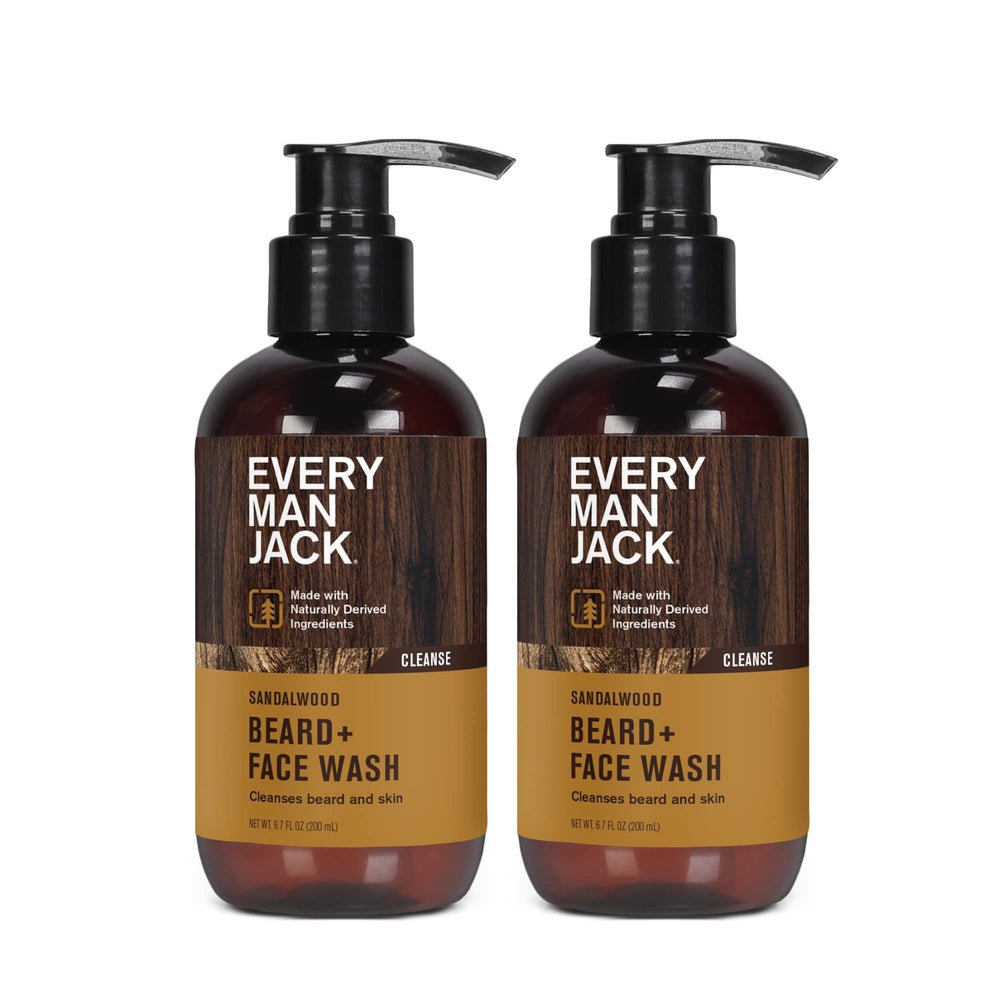 Every Man Jack Sandalwood Beard Wash scent notes of spicy citrus