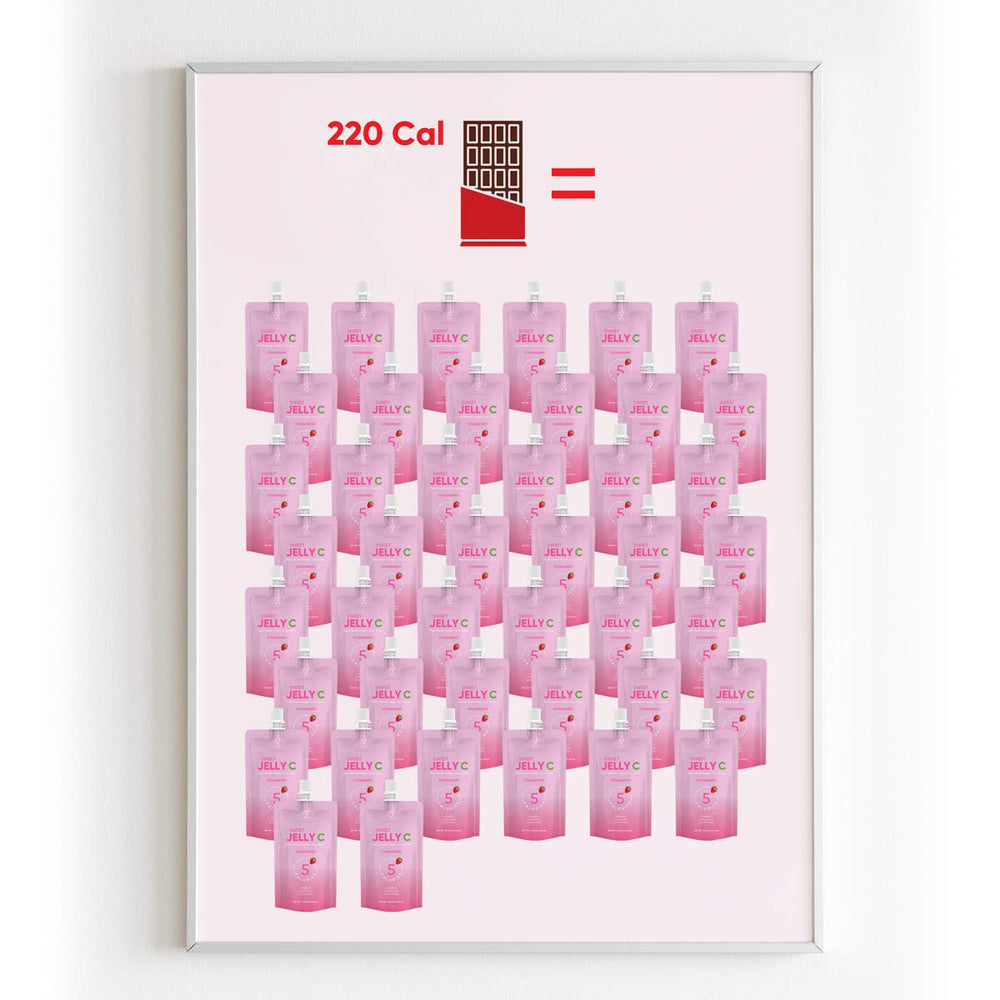 EVERYDAZE Sweet Jelly C konjac texture tease suggests low calorie, guilt-free flavor.