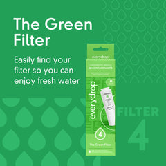 Everydrop activated-carbon-core delivers cleaner taste and odor control.