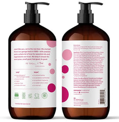 Berry Blast pump for easy dosing during kids' bath time.