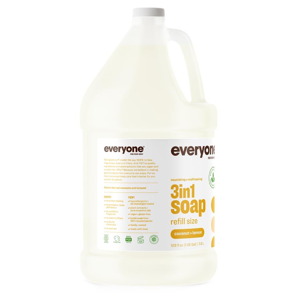 Coconut and lemon aroma of Everyone 3-in-1 evokes tropical vibes