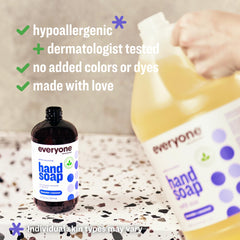 Everyone bottle uses 50% recycled plastic, supporting eco-friendly packaging.