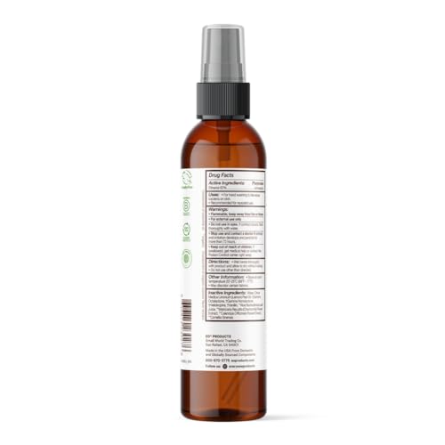 Close-up of Everyone Coconut & Lemon sanitizer spray mist for fast, light use