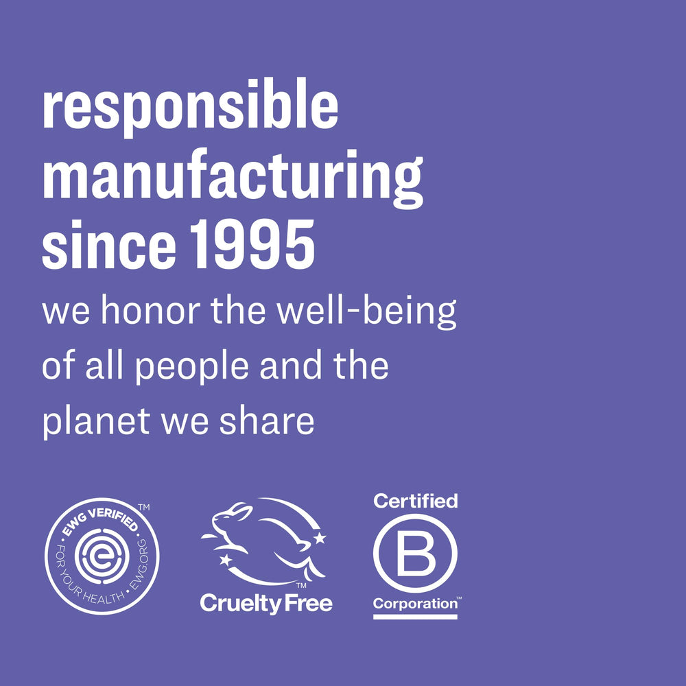 Label close-up confirms EWG verified status and clean ingredient list.
