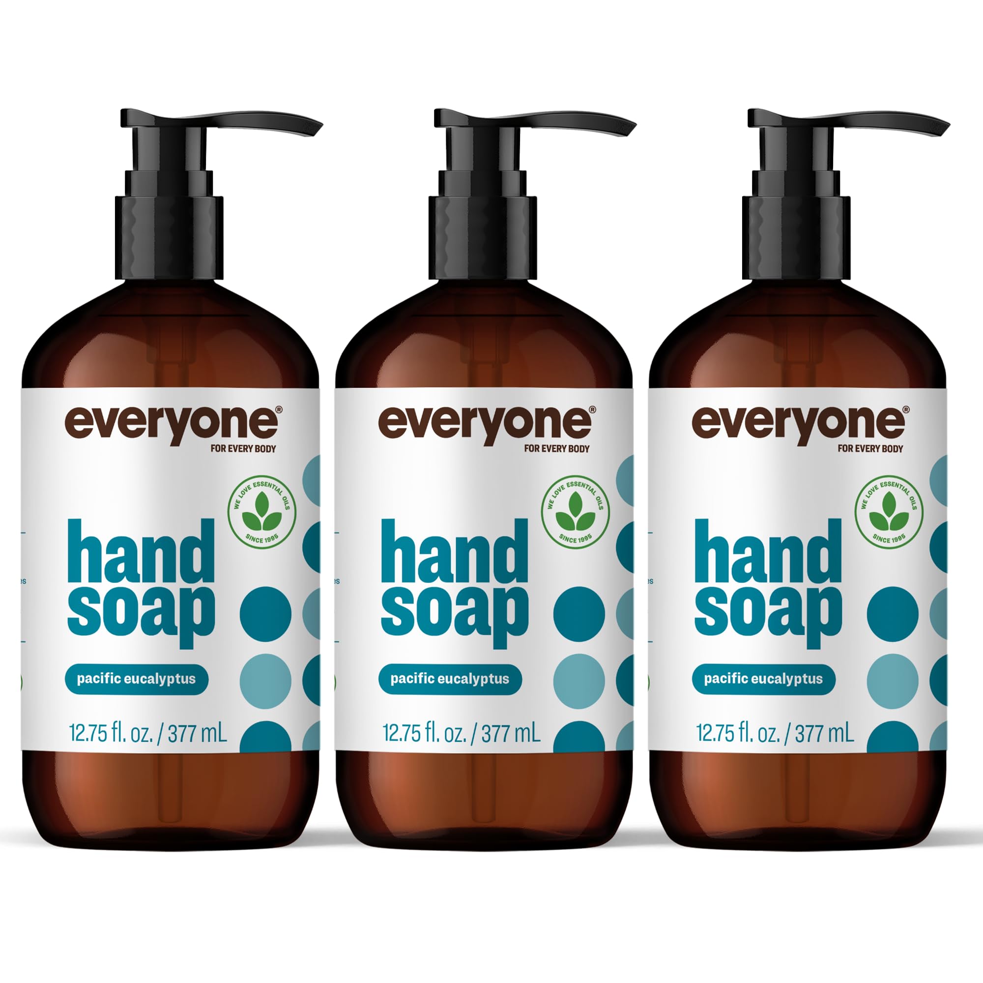 Everyone Pacific Eucalyptus hand soap pack for kitchen and bathroom cleansing.