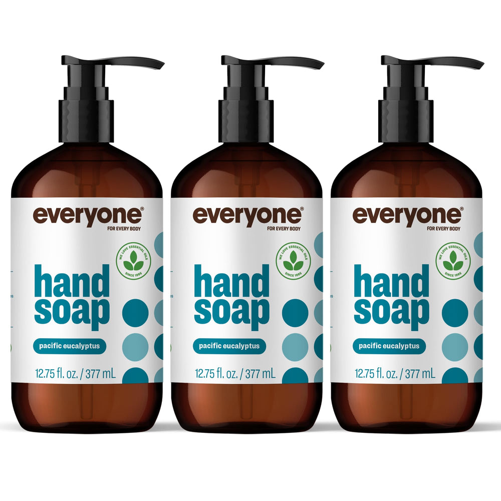 Everyone Pacific Eucalyptus hand soap pack for kitchen and bathroom cleansing.