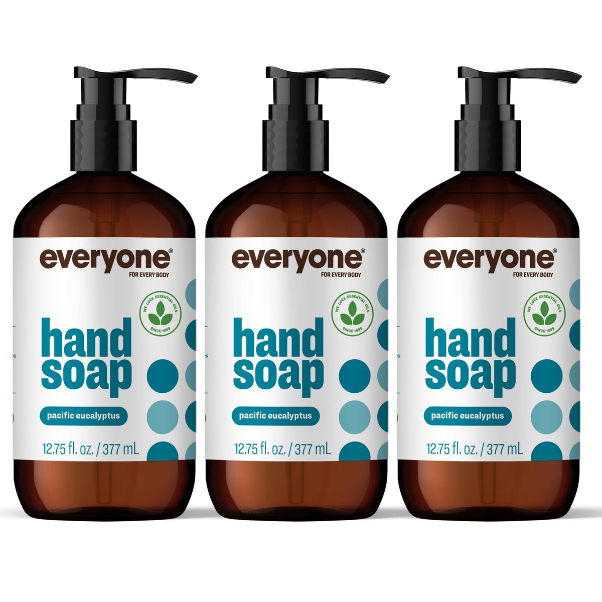 Everyone Pacific Eucalyptus hand soap pack for kitchen and bathroom cleansing.