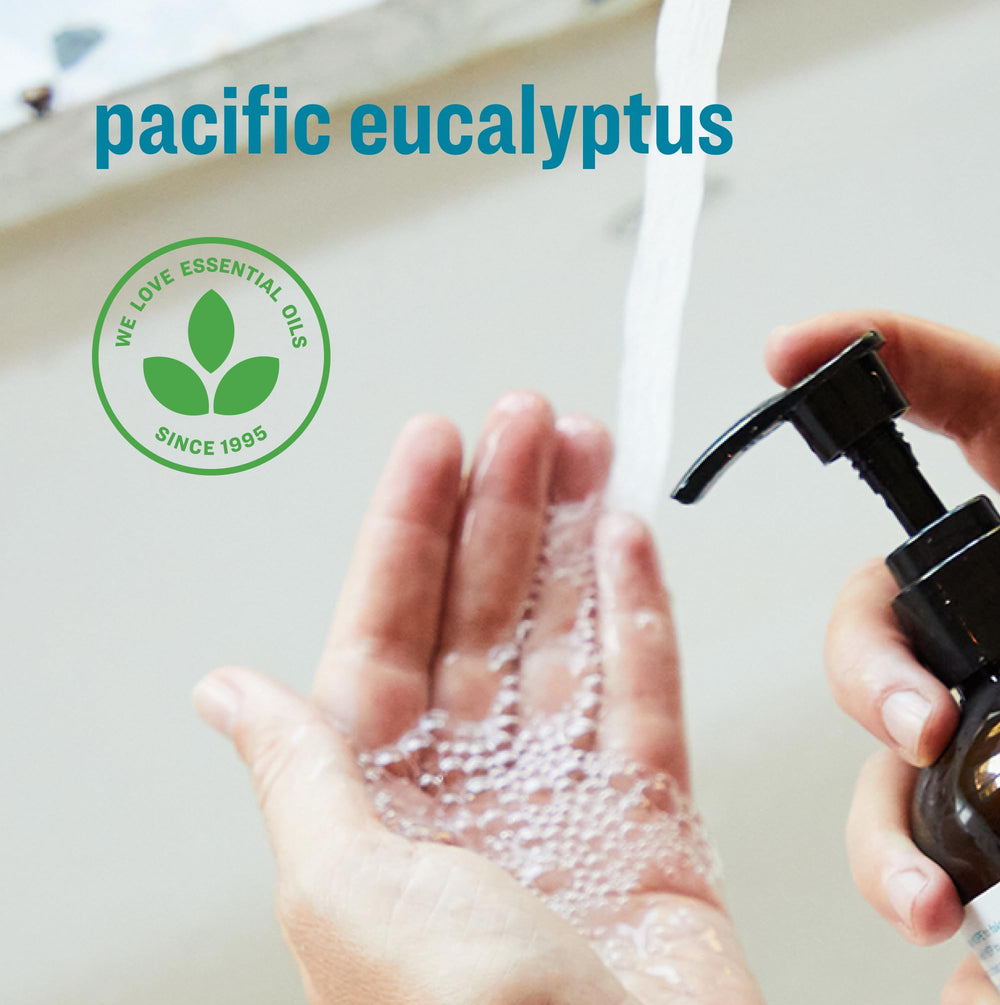 Everyone Pacific Eucalyptus scent bottle highlighting coastal aroma blend.