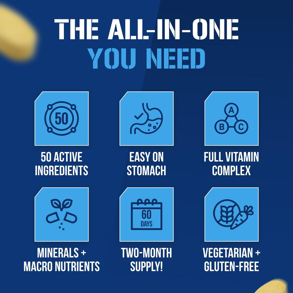 EVL Advanced Daily Multivitamin energy boost scene with athletic user