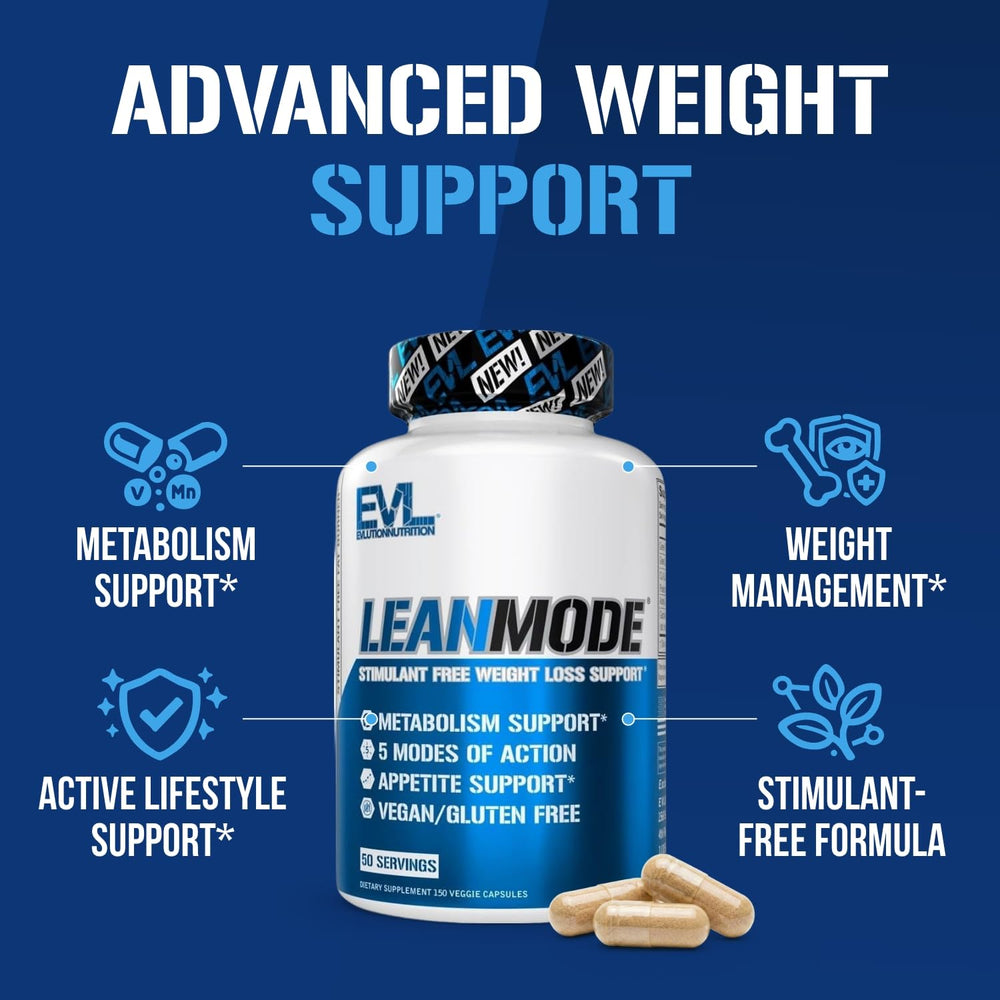 EVL LeanMode bottle on the kitchen counter for easy daily use.