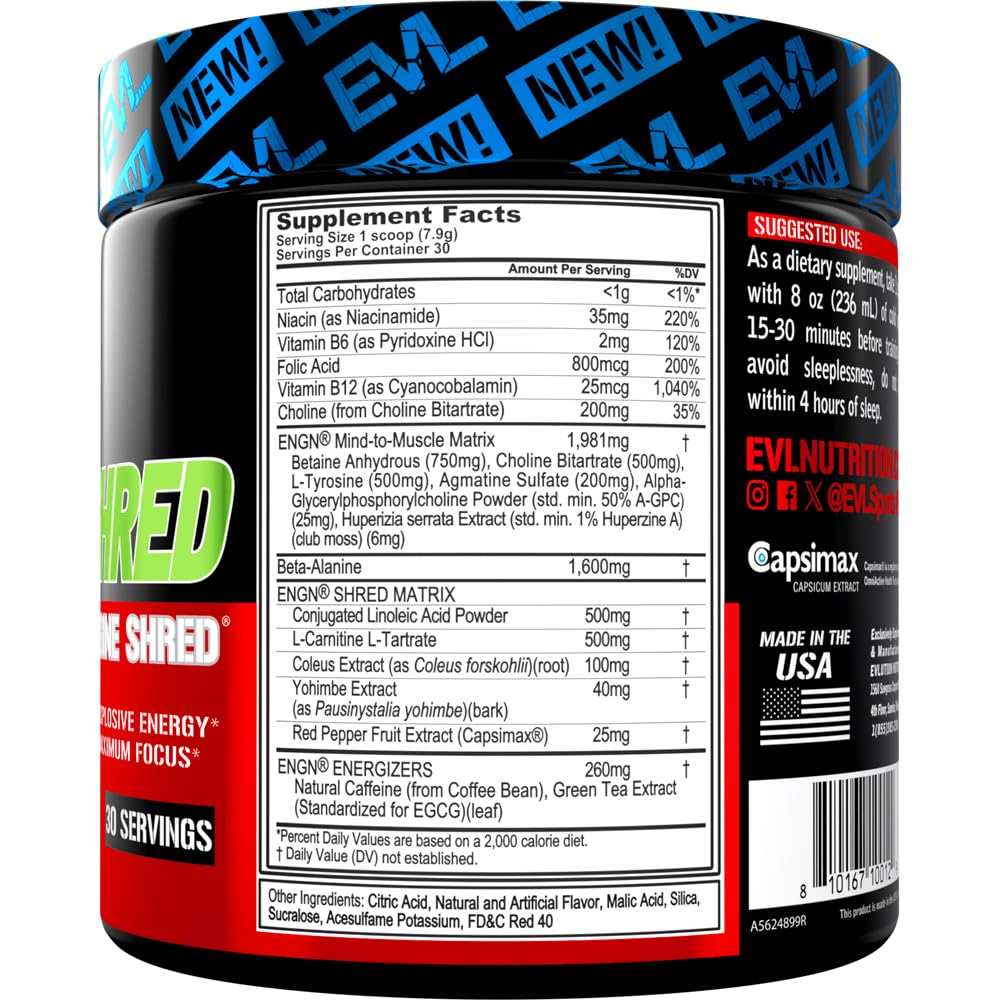 ENGN Shred scoop dispensing a precise serving for energy.