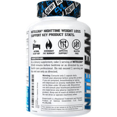 Evlution NiteLean capsules ready for nighttime fat burning support