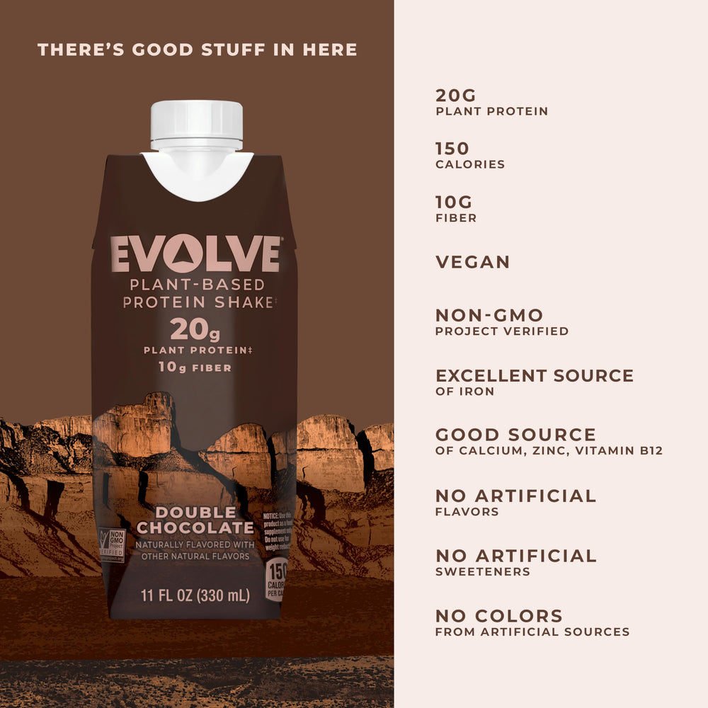 Evolve fiber-rich blend emphasizing digestive health support.