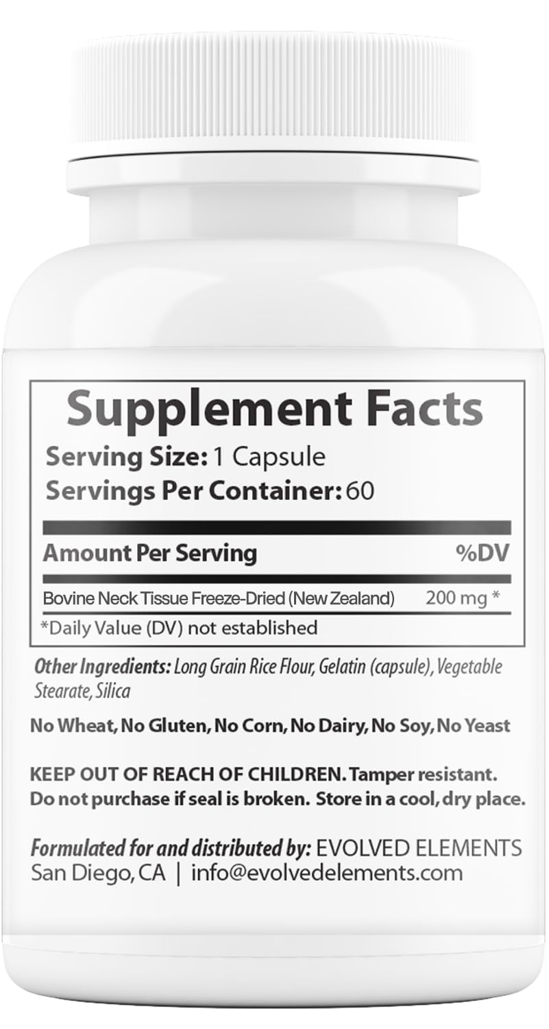 Evolved Elements Thyroid capsules arranged for easy daily intake and metabolism-friendly use.