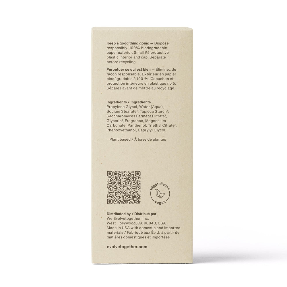Evolvetogether sensitive-skin-friendly formula for daily use