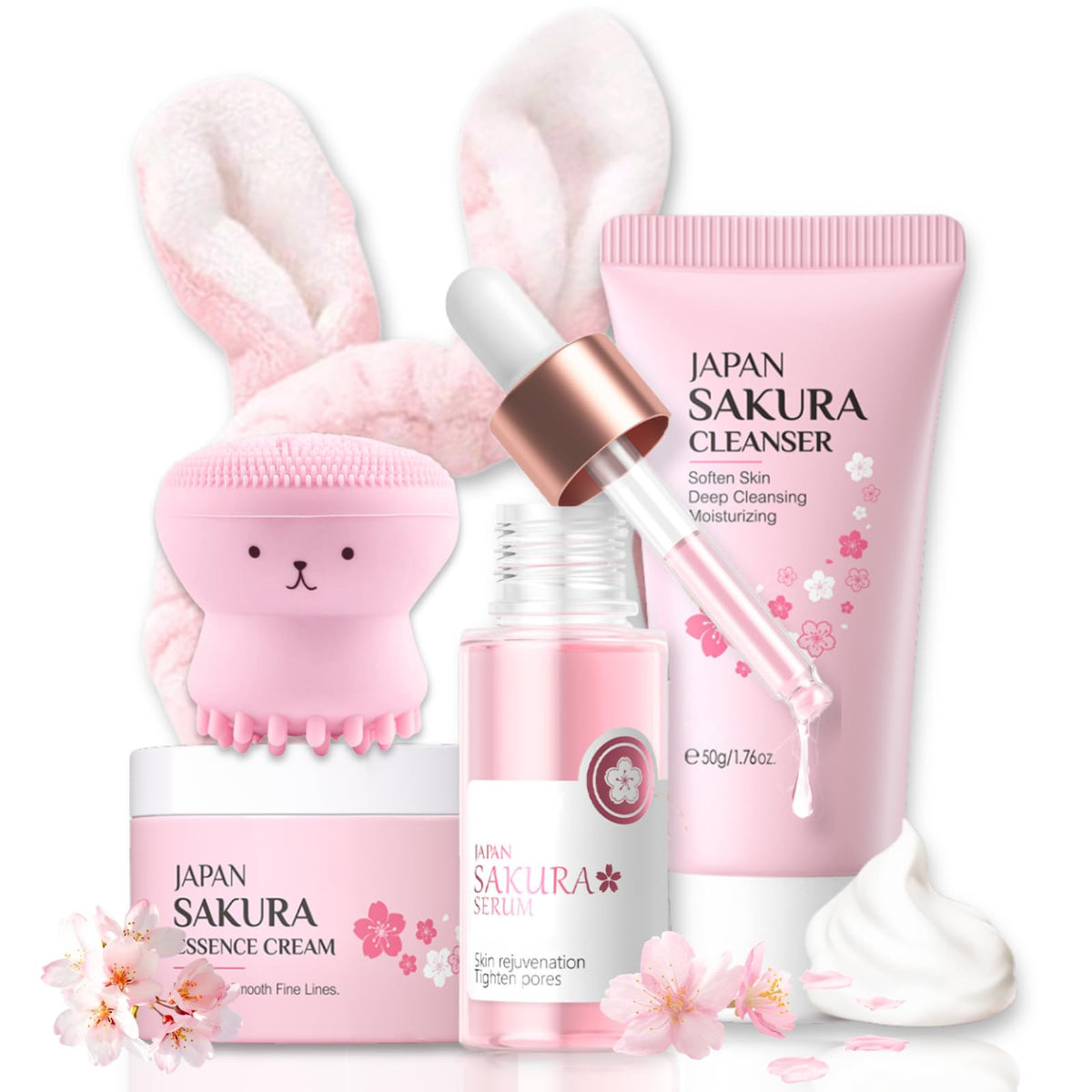 Evolvique Sakura cleanser in travel size for refreshing hydration after workouts.
