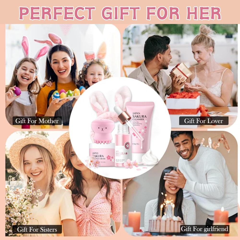 Evolvique skincare set packaging shown as gift-ready for teens.