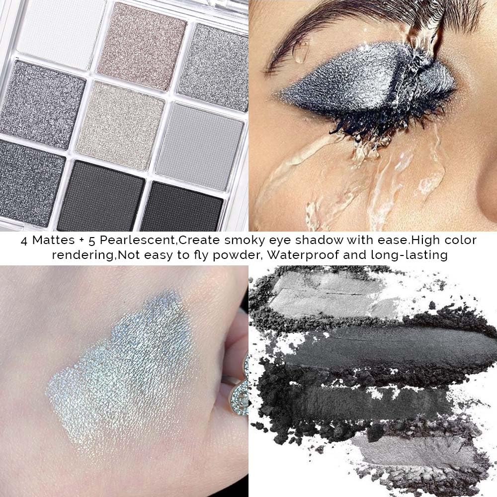 evpct glitter shimmer palette compact demonstrates rich pigment payoff