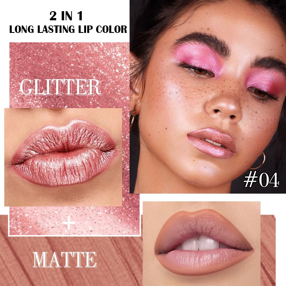 evpct long-wear waterproof lip color on lips
