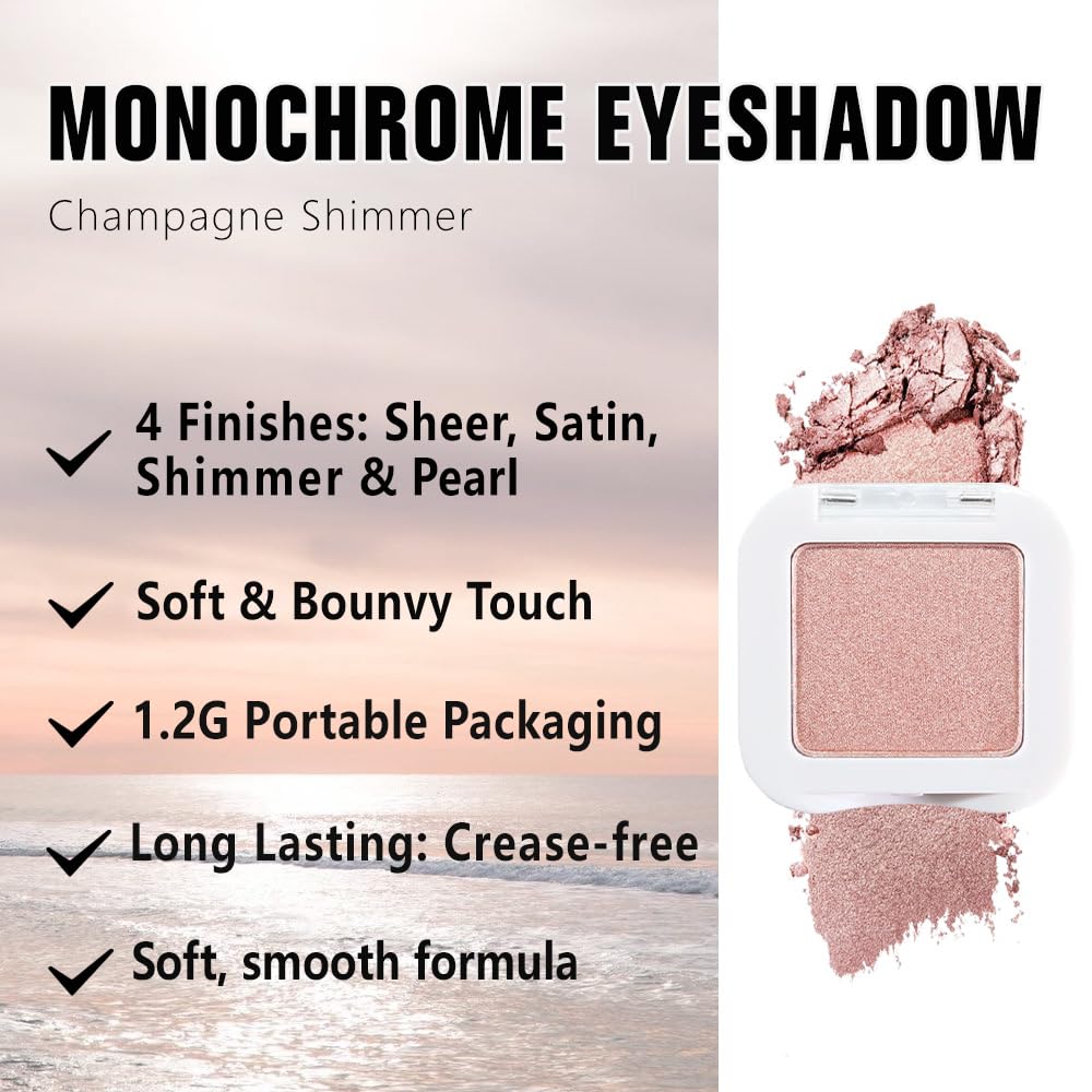 evpct Velvet Matte Finish shadow glides on and blends easily.
