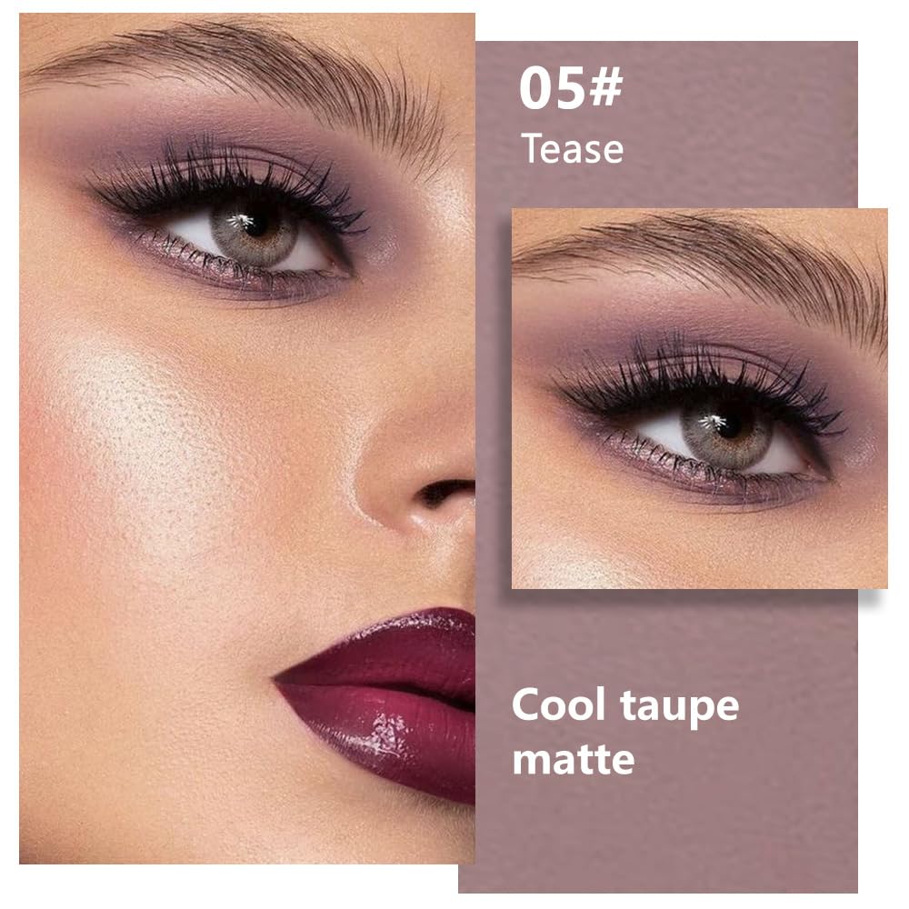 evpct Velvet Matte Finish swatches highlight seamless blend and long-lasting color.