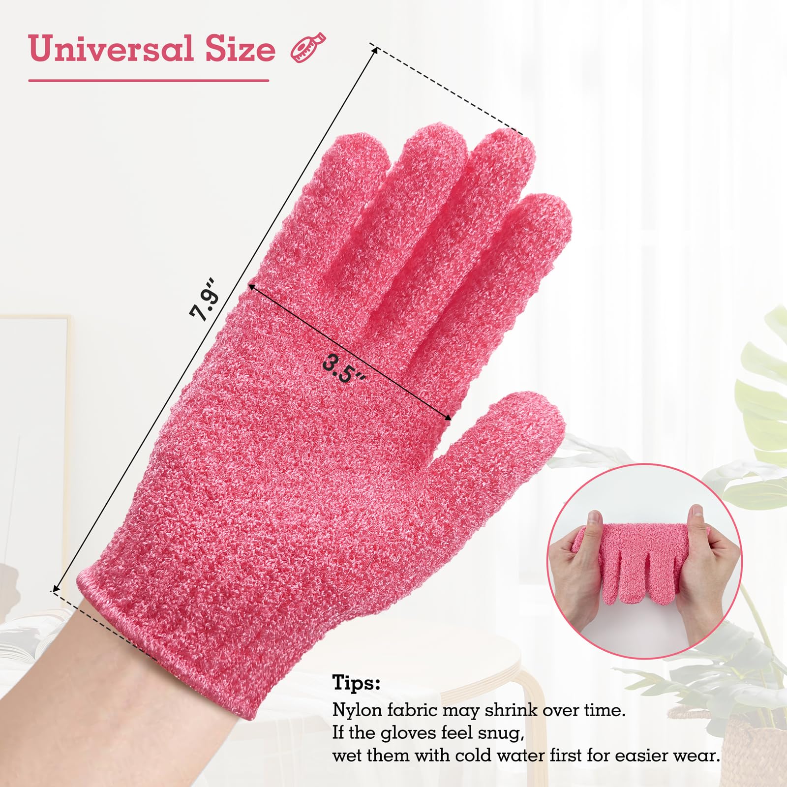 Evridwear Exfoliating Glove addressing dry skin with gentle exfoliation