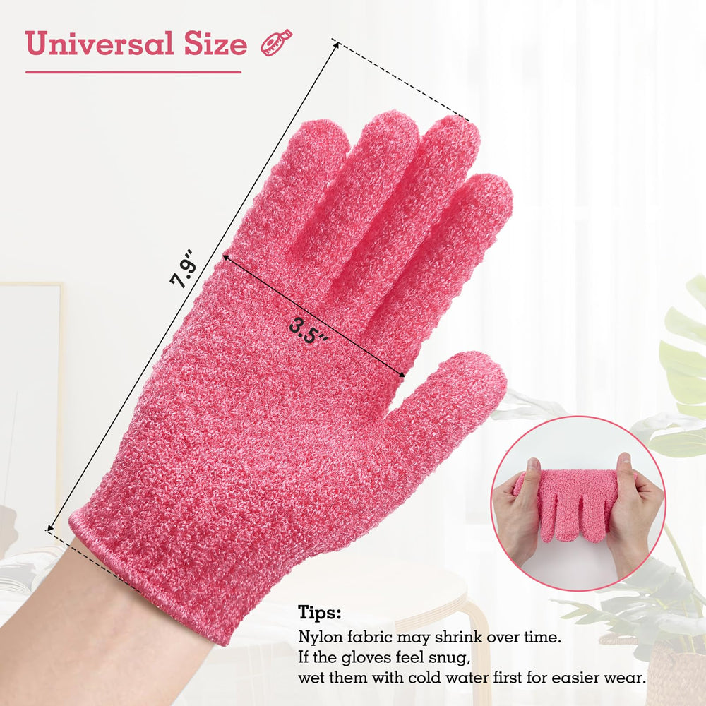 Evridwear Exfoliating Glove addressing dry skin with gentle exfoliation