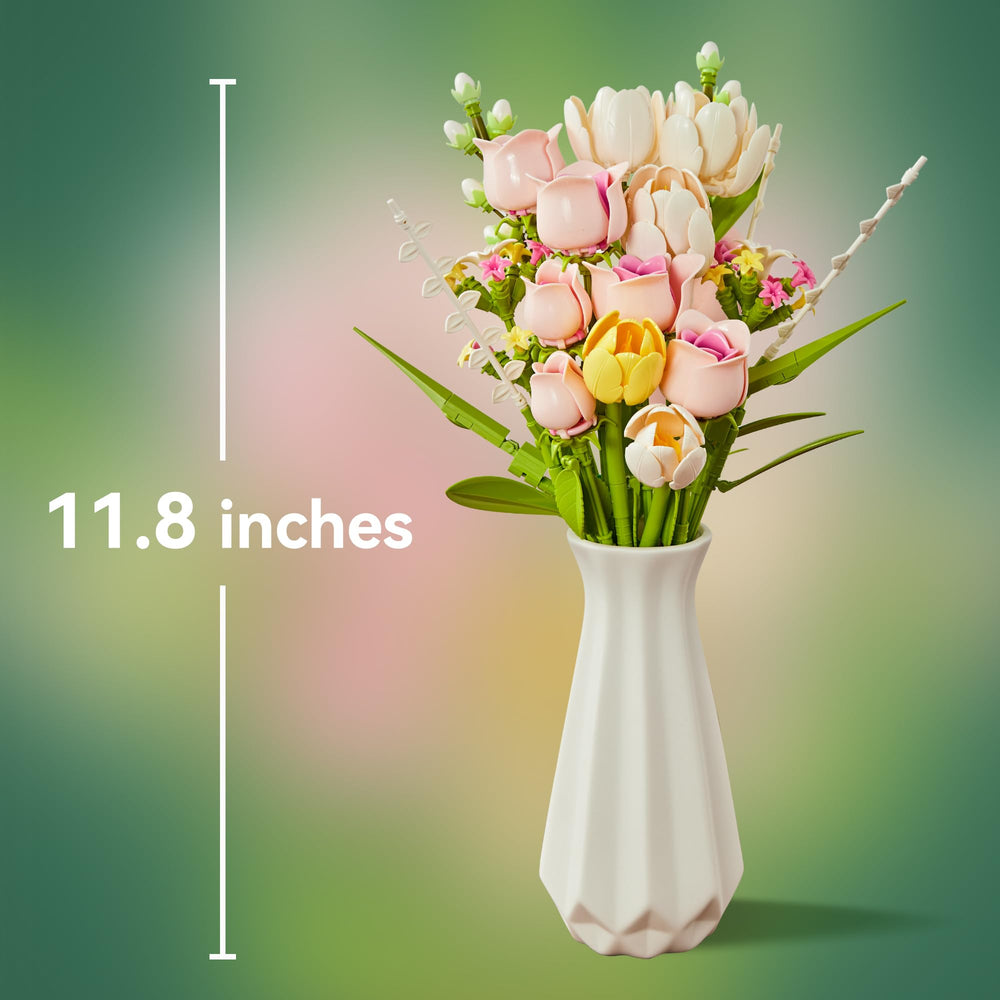 EWED Tulip Rose Building Set modern décor accent for living spaces