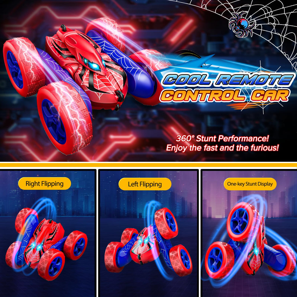 Excitobo RC car in 360° drift action for dynamic stunts and turns