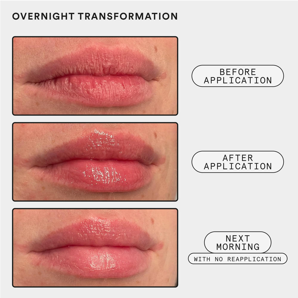 Experiment Softwear lip balm delivers a dewy, non-sticky finish.