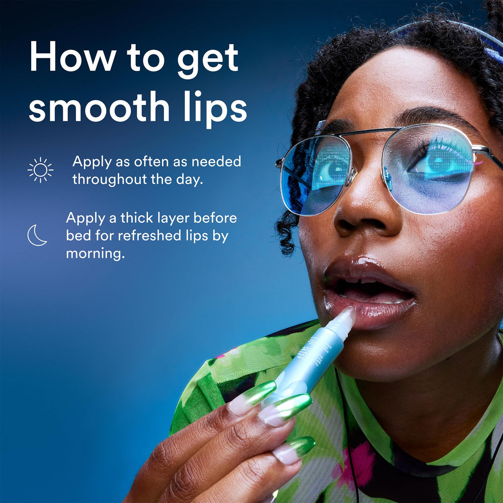 Experiment Softwear with pomegranate sterols nourishes lips.