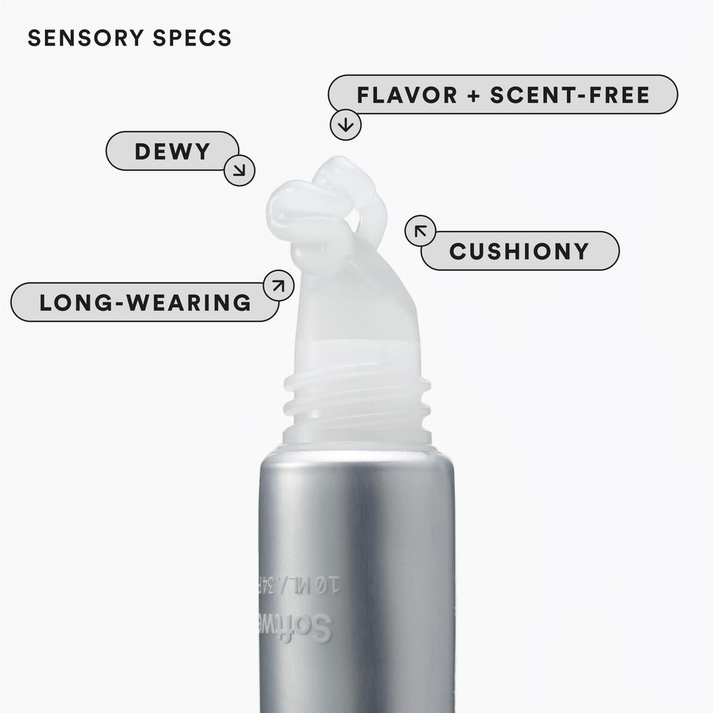 Experiment Softwear vegan and cruelty-free lip care formula.