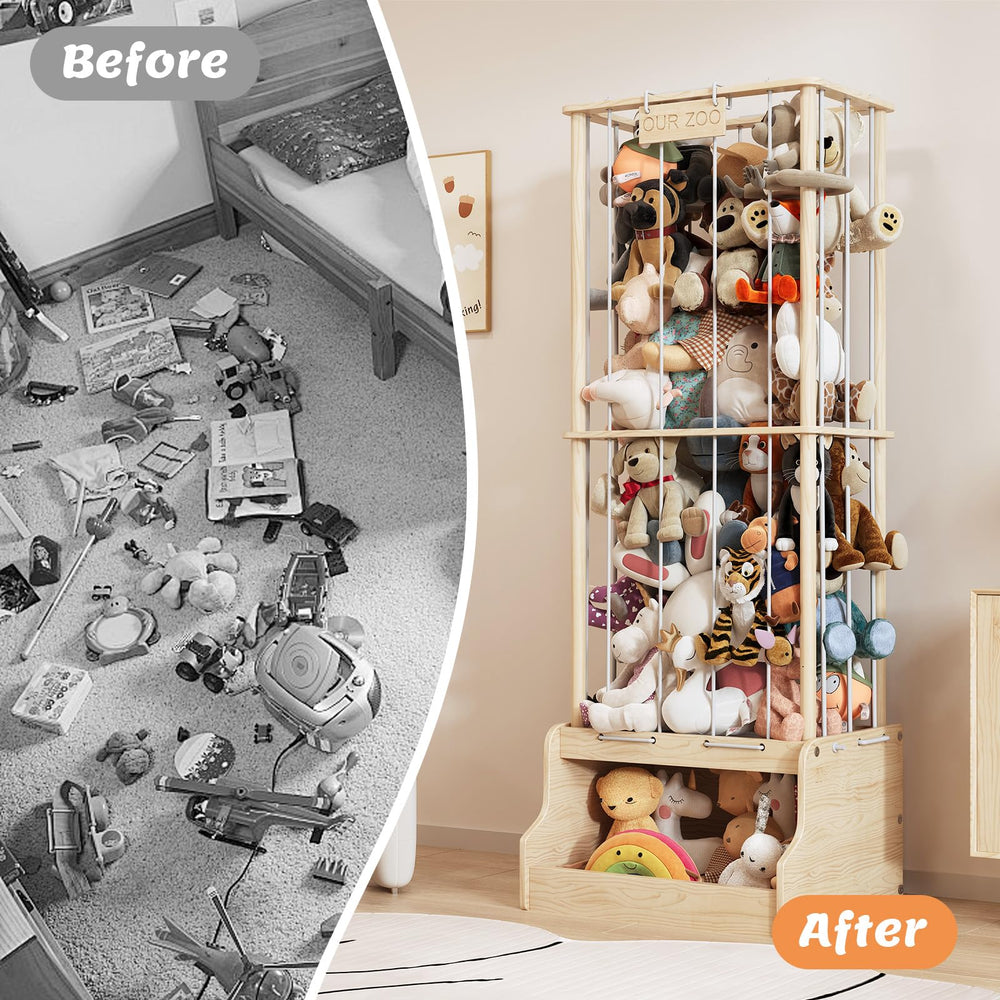 EXPERLAM stuffed animal zoo paint-free design minimizes coatings exposure