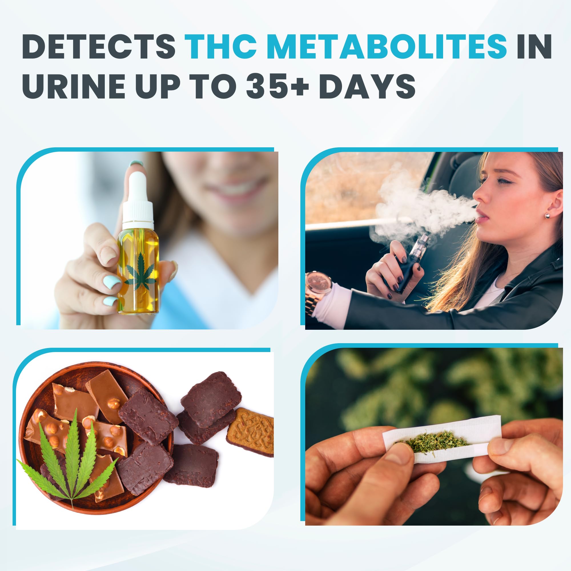 Exploro at-home drug test used in privacy.