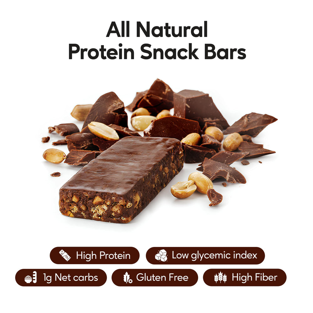 Extend Bar Peanut Butter bars—gluten-free, keto-friendly protein snack.