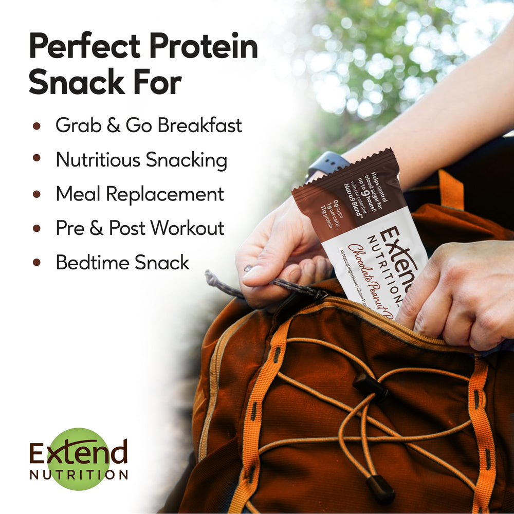 Extend Bar post-workout snack supports steady energy.
