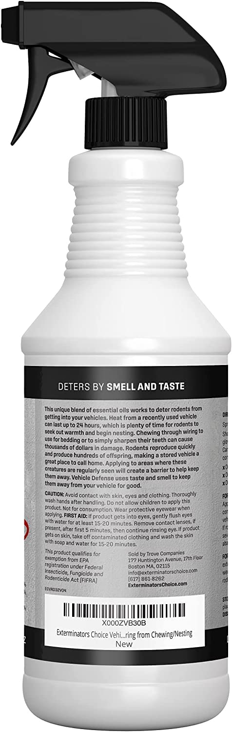 Exterminators Choice easy spray application for quick, mess-free use.