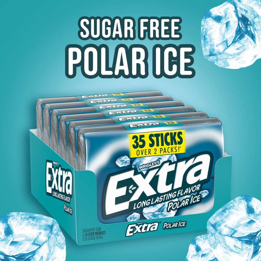 EXTRA Polar Ice gum bulk box ready for office sharing