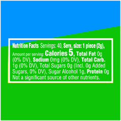 Extra Refreshers Mint Mix Gum bottle closed, easy to stash for later minty moments.