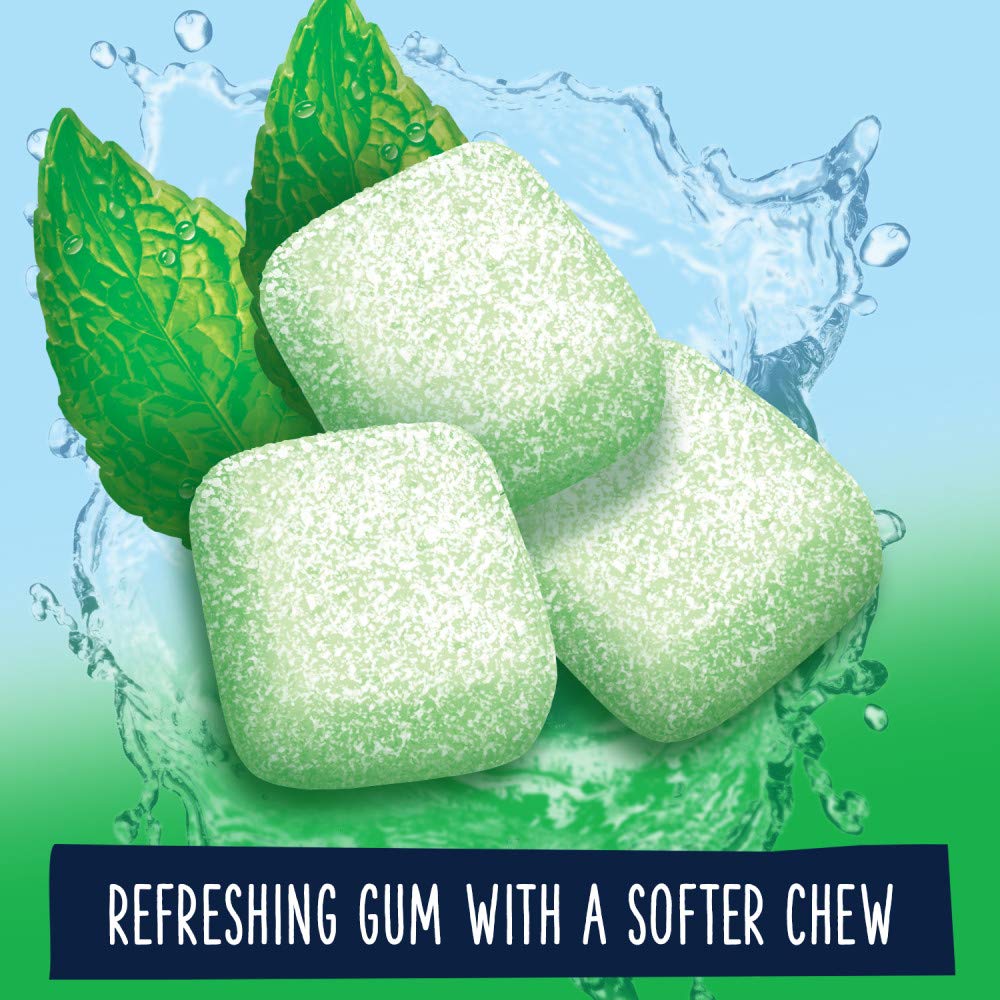 Extra Refreshers Spearmint gum travel bottle ready for busy trips.