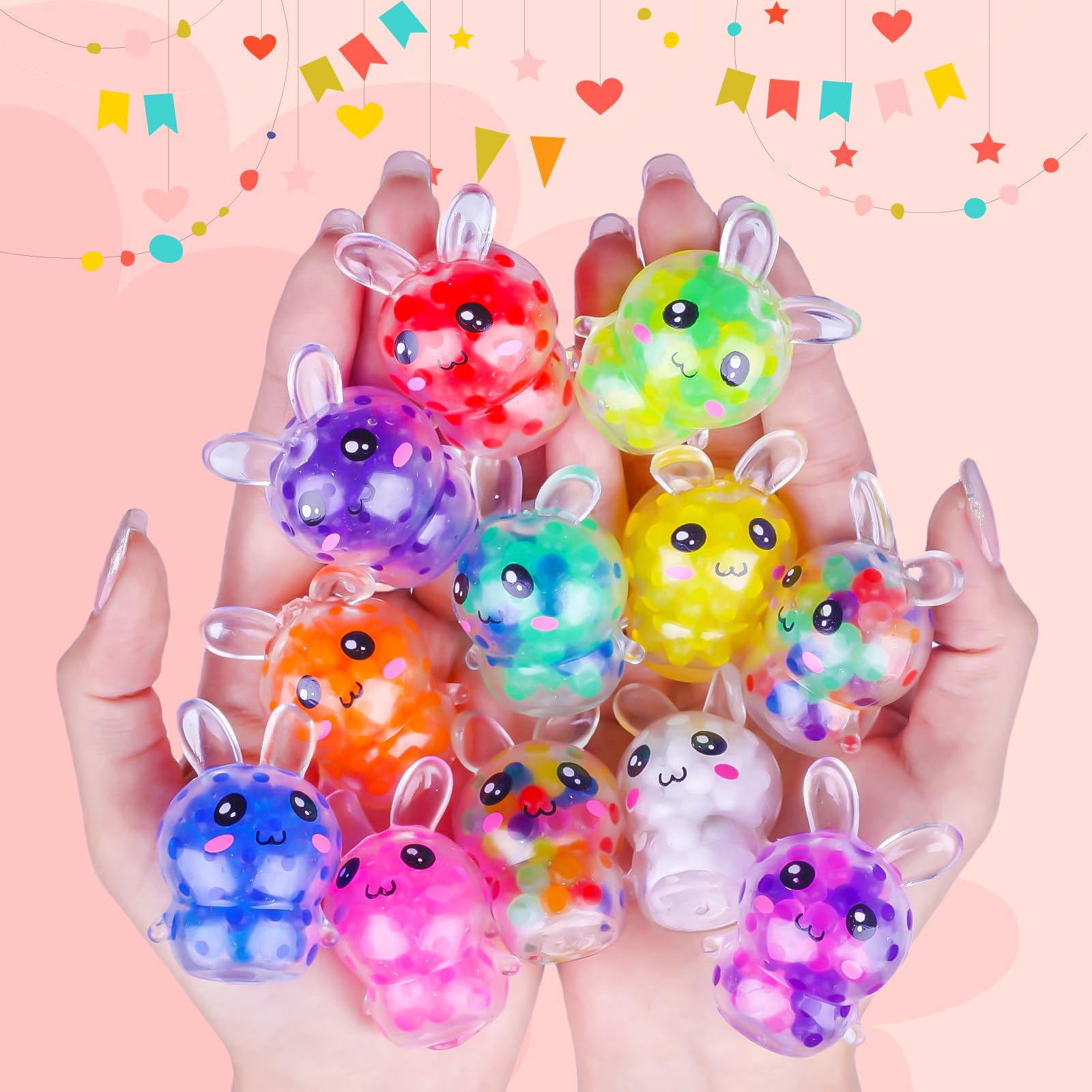 Exun sensory squeeze ball offers simple, safe play for toddlers.