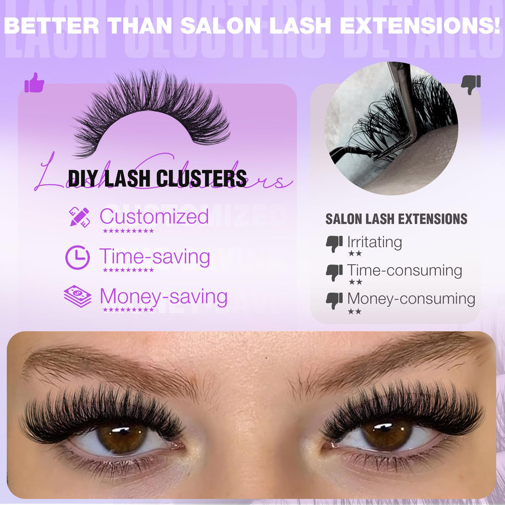 Evening glam look preview with EYDEVRO voluminous lashes