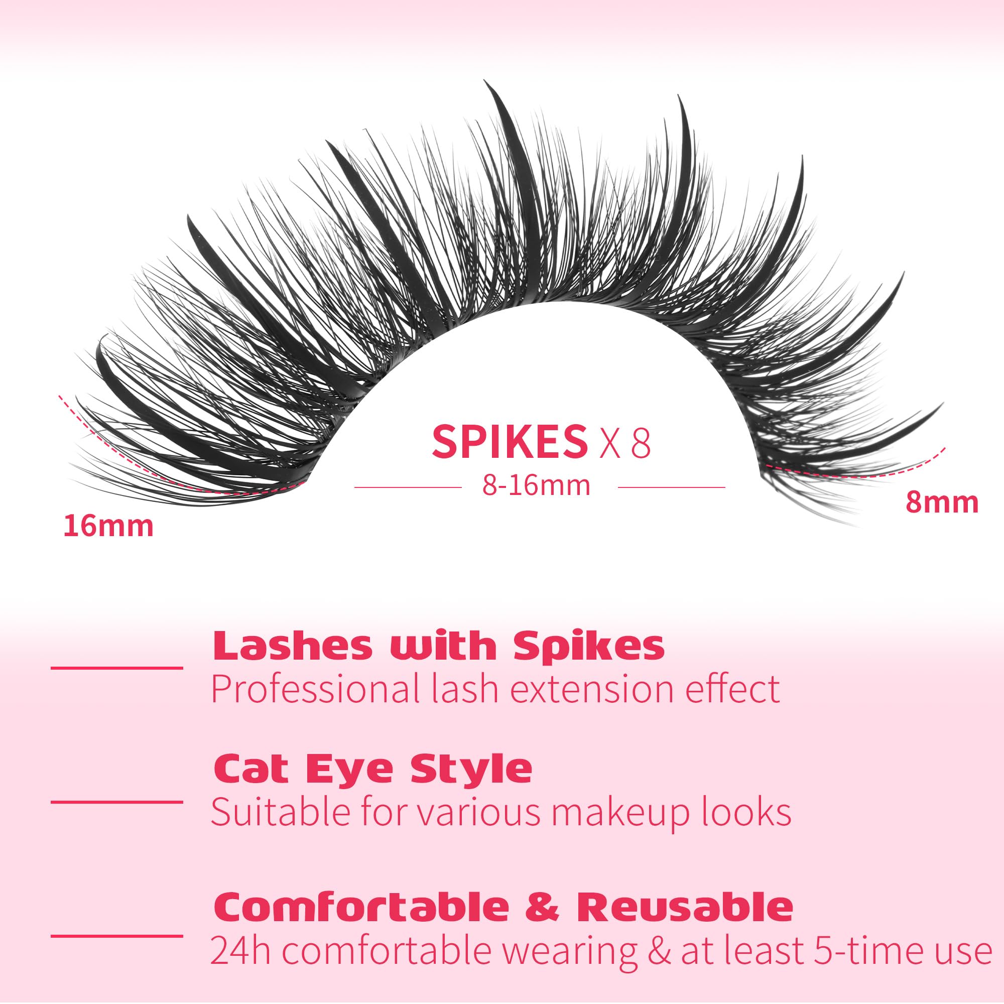 EYDEVRO fairy spikes lashes with outer-edge drama for evening looks