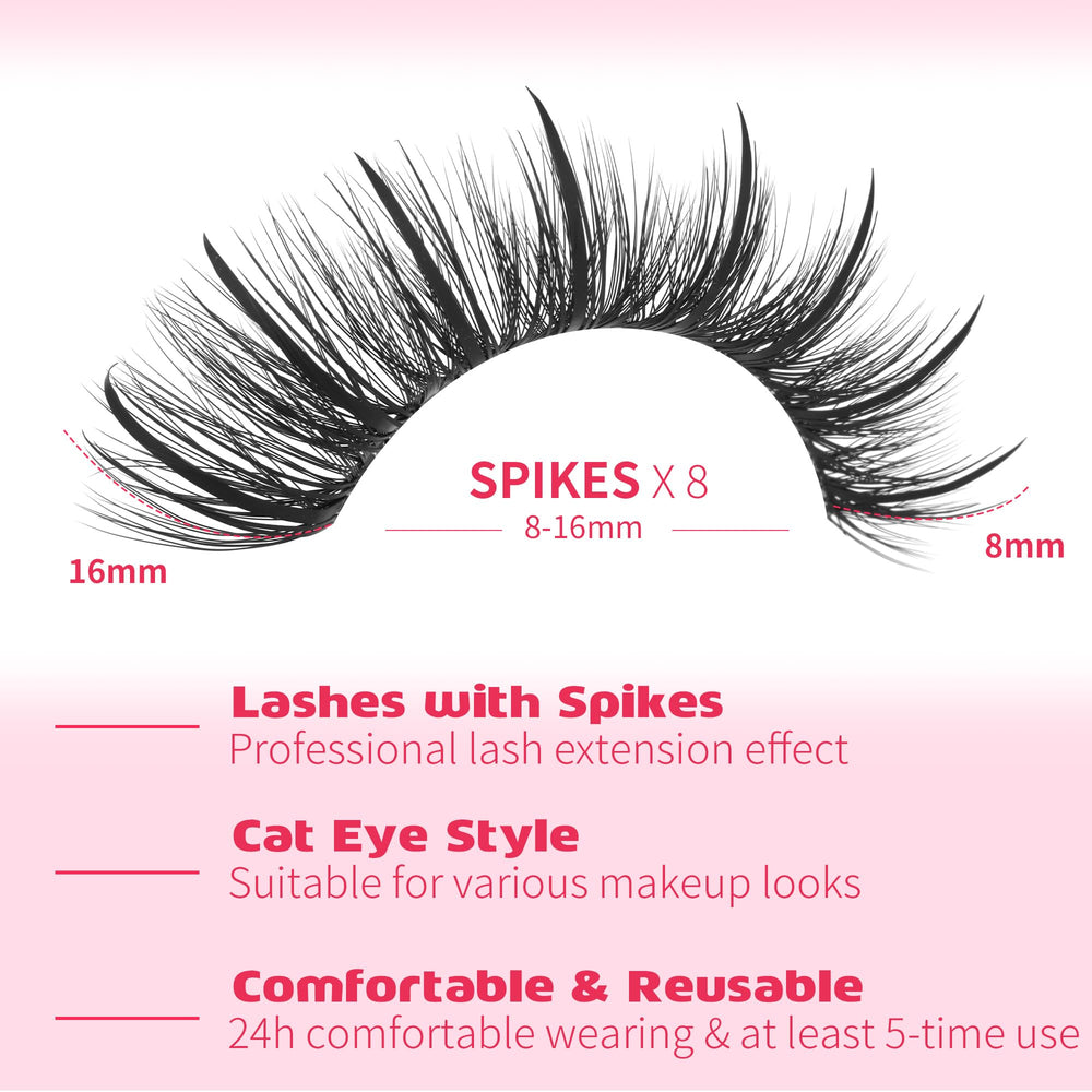 EYDEVRO fairy spikes lashes with outer-edge drama for evening looks