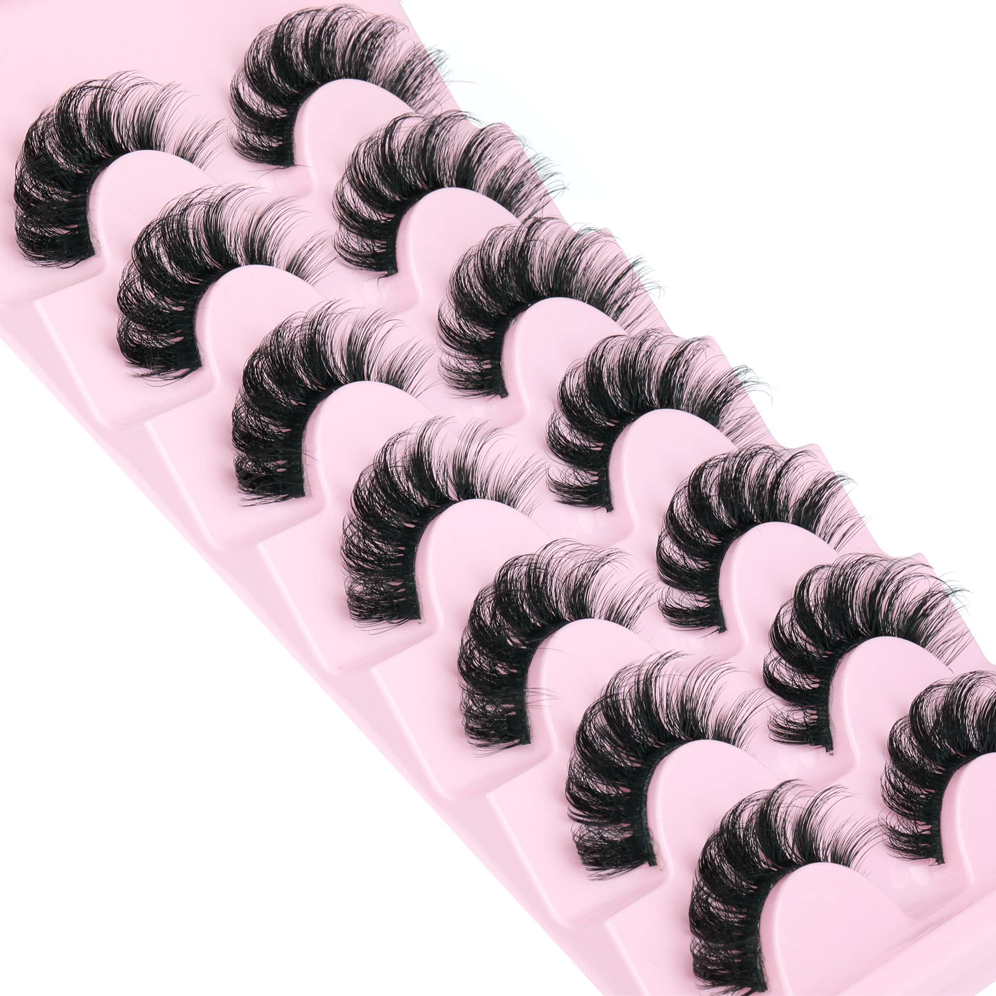 EYDEVRO Mink Lashes pack front view highlights durable cotton band for easy wear.