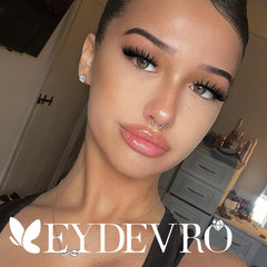 EYDEVRO soft faux mink lashes feel light and comfortable