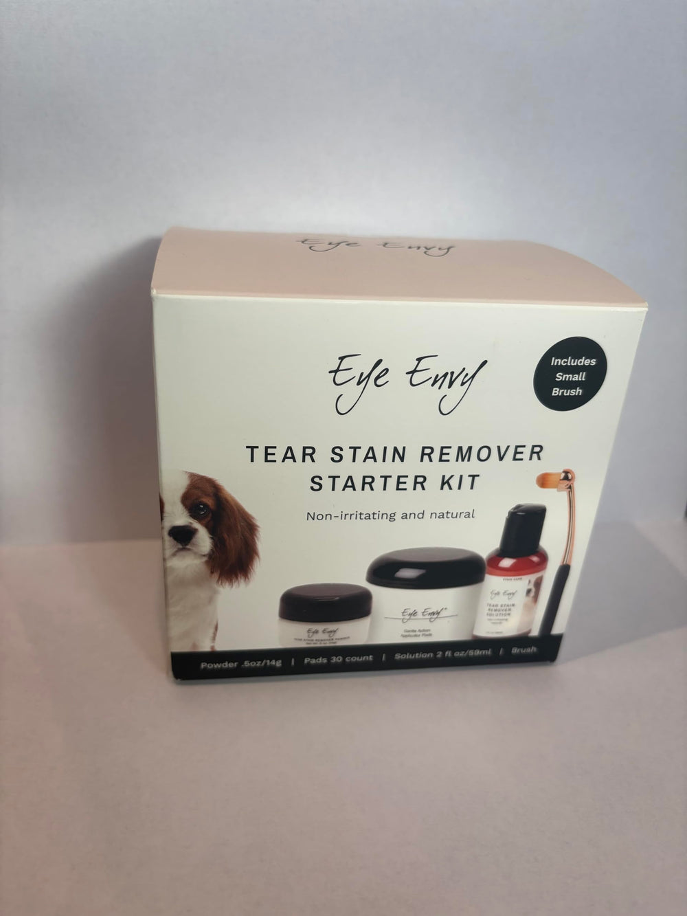 Eye Envy Applicator Pads 30-count for precise, clean application around a dog's eye.